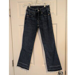 Lucky Brand Ava Crop Mini Boot Jeans 24 / 00 R - Dark Wash Stretch